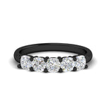 Load image into Gallery viewer, 1.50 Ct Cushion Cut Diamond Five Stone Ring