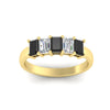 Load image into Gallery viewer, 1.5-ct-emerald-cut-black-diamond-anniversary-ring-in-yellow-gold-fdwb8008emblackangle5-1.50ct-nl-yg