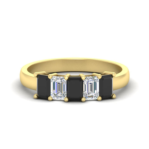 1.5-ct-emerald-cut-black-diamond-anniversary-ring-in-yellow-gold-fdwb8008emblacksleep-1.50ct-nl-yg
