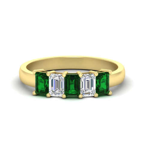 1.5-ct-emerald-cut-emerald-anniversary-ring-in-yellow-gold-fdwb8008emgemgrsleep-1.50ct-nl-yg