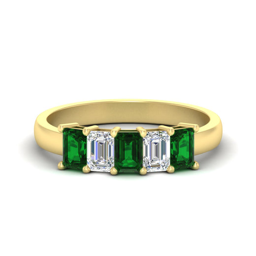 1.5-ct-emerald-cut-emerald-anniversary-ring-in-yellow-gold-fdwb8008emgemgrsleep-1.50ct-nl-yg