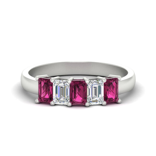 1.5-ct-emerald-cut-pink-sapphire-anniversary-ring-in-white-gold-fdwb8008emgsadrpisleep-1.50ct-nl-wg