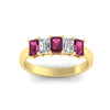 Load image into Gallery viewer, 1.5-ct-emerald-cut-pink-sapphire-anniversary-ring-in-yellow-gold-fdwb8008emgsadrpiangle5-1.50ct-nl-yg