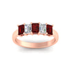 Load image into Gallery viewer, 1.5-ct-emerald-cut-ruby-anniversary-ring-in-rose-gold-fdwb8008emgrudrangle5-1.50ct-nl-rg