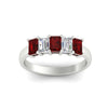 Load image into Gallery viewer, 1.5-ct-emerald-cut-ruby-anniversary-ring-in-white-gold-fdwb8008emgrudrangle5-1.50ct-nl-wg