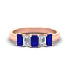 Load image into Gallery viewer, 1.5-ct-emerald-cut-sapphire-anniversary-ring-in-rose-gold-fdwb8008emgsablsleep-1.50ct-nl-rg