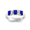 Load image into Gallery viewer, 1.5-ct-emerald-cut-sapphire-anniversary-ring-in-white-gold-fdwb8008emgsablangle5-1.50ct-nl-wg