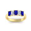 Load image into Gallery viewer, 1.5-ct-emerald-cut-sapphire-anniversary-ring-in-yellow-gold-fdwb8008emgsablangle5-1.50ct-nl-yg