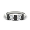 Load image into Gallery viewer, 1.5-ct.-black-diamond-five-stone-anniversary-band-in-white-gold-fdwb8008ovblacksleep-1.50ct-nl-wg.jpg