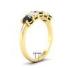 Load image into Gallery viewer, 1.5-ct.-black-diamond-five-stone-anniversary-band-in-yellow-gold-fdwb8008ovblackangle2-1.50ct-nl-yg-hw.jpg