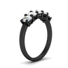 Load image into Gallery viewer, 1.5-ct.-diamond-five-stone-anniversary-band-in-black-gold-fdwb8008ovangle2-1.50ct-nl-bg