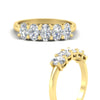 Load image into Gallery viewer, 1.5-ct.-diamond-five-stone-anniversary-band-in-yellow-gold-fdwb8008ovangle3-1.50ct-nl-yg.jpg