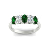 Load image into Gallery viewer, 1.5-ct.-emerald-five-stone-anniversary-band-in-white-gold-fdwb8008ovgemgrangle5-1.50ct-nl-wg.jpg