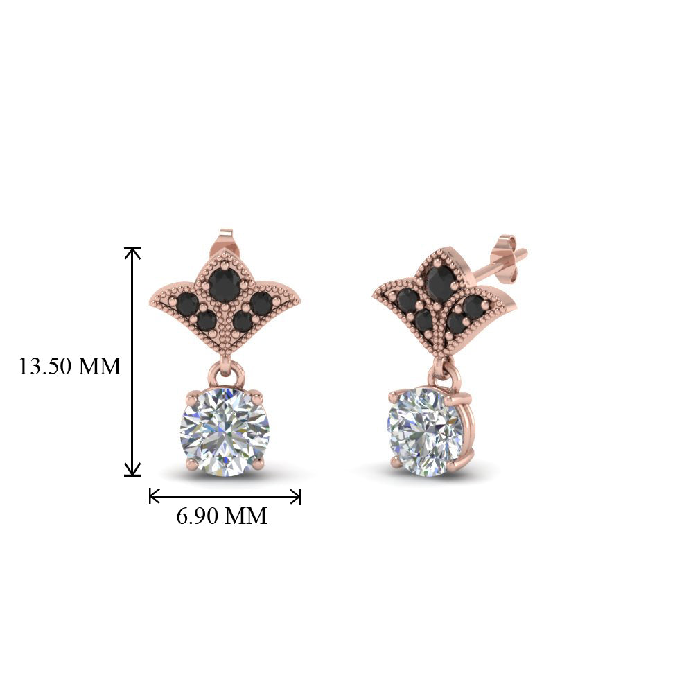 1.5-ct.-round-vintage-look-diamond-earring-black-diamond-in-14K-rose-gold-FDEAR8425-0.75CTGBLACK-NL-RG