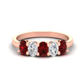 Thumbnail 21 - 1.5-ct.-ruby-five-stone-anniversary-band-in-rose-gold-fdwb8008ovgrudrsleep-1.50ct-nl-rg.jpg