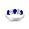 Load image into Gallery viewer, 1.5-ct.-sapphire-five-stone-anniversary-band-in-white-gold-fdwb8008ovgsablangle5-1.50ct-nl-wg.jpg