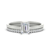 Load image into Gallery viewer, 1.5-mm-emerald-cut-solitaire-ring-with-eternity-band-in-white-gold-fdens11590emsleep-1.50mm-nl-wg_e1bfd19a-2fb0-4a2c-b6da-d3a630acf668.jpg?v=1759297211