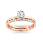 Load image into Gallery viewer, 1.5-mm-pear-shaped-solitaire-ring-with-eternity-band-in-rose-gold-fdens11590peangle5-1.50mm-nl-rg.jpg?v=1759297161
