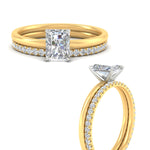Load image into Gallery viewer, 1.5-mm-radiant-cut-solitaire-ring-with-eternity-band-in-yellow-gold-fdens11590raangle3-1.50mm-nl-yg.jpg?v=1759297240
