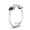 Load image into Gallery viewer, 1.50-carat-5-stone-classic-wedding-band-black-diamond-teardrop-in-white-gold-fdwb8008peblackangle2-1.50ct-nl-wg-hw.jpg