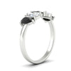 Load image into Gallery viewer, 1.50-carat-5-stone-classic-wedding-band-black-diamond-teardrop-in-white-gold-fdwb8008peblackangle2-1.50ct-nl-wg.jpg