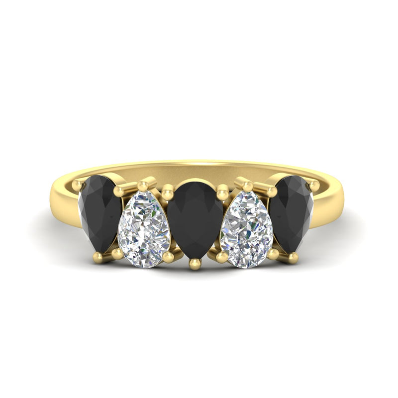1.50-carat-5-stone-classic-wedding-band-black-diamond-teardrop-in-yellow-gold-fdwb8008peblacksleep-1.50ct-nl-yg.jpg