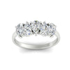Load image into Gallery viewer, 1.50-carat-5-stone-classic-wedding-band-diamond-teardrop-in-white-gold-fdwb8008peangle5-1.50ct-nl-wg.jpg