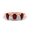 Load image into Gallery viewer, 1.50-carat-5-stone-classic-wedding-band-ruby-teardrop-in-rose-gold-fdwb8008pegrudrsleep-1.50ct-nl-rg.jpg