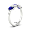 Load image into Gallery viewer, 1.50-carat-5-stone-classic-wedding-band-sapphire-teardrop-in-white-gold-fdwb8008pegsablangle2-1.50ct-nl-wg-hw.jpg
