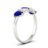 Load image into Gallery viewer, 1.50-carat-5-stone-classic-wedding-band-sapphire-teardrop-in-white-gold-fdwb8008pegsablangle2-1.50ct-nl-wg.jpg