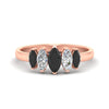 Load image into Gallery viewer, 1.50-carat-5-stone-marquise-black-diamond-wedding-band-in-rose-gold-fdwb8008mqblacksleep-1.50ct-nl-rg.jpg