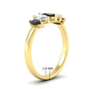 Load image into Gallery viewer, 1.50-carat-5-stone-marquise-black-diamond-wedding-band-in-yellow-gold-fdwb8008mqblackangle2-1.50ct-nl-yg-hw.jpg