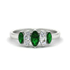 Load image into Gallery viewer, 1.50-carat-5-stone-marquise-emerald-wedding-band-in-white-gold-fdwb8008mqgemgrsleep-1.50ct-nl-wg.jpg