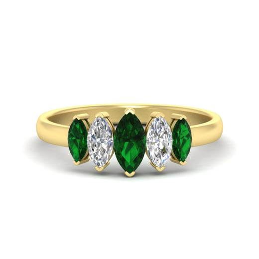 1.50-carat-5-stone-marquise-emerald-wedding-band-in-yellow-gold-fdwb8008mqgemgrsleep-1.50ct-nl-yg.jpg