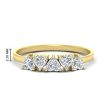 Load image into Gallery viewer, 1.50-carat-anniversary-wedding-ring-heart-shape-diamond-in-yellow-gold-FD9600HTB-1.50CT-NL-YG-HW
