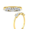 Load image into Gallery viewer, 1.50-carat-anniversary-wedding-ring-heart-shape-diamond-in-yellow-gold-FD9600HTBANGLE3-1.50CT-NL-YG