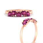 Load image into Gallery viewer, 1.50-carat-anniversary-wedding-ring-heart-shape-pink-sapphire-in-rose-gold-FD9600HTBGSADRPIANGLE3-1.50CT-NL-RG
