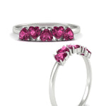 Load image into Gallery viewer, 1.50-carat-anniversary-wedding-ring-heart-shape-pink-sapphire-in-white-gold-FD9600HTBGSADRPIANGLE3-1.50CT-NL-WG
