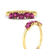 Load image into Gallery viewer, 1.50-carat-anniversary-wedding-ring-heart-shape-pink-sapphire-in-yellow-gold-FD9600HTBGSADRPIANGLE3-1.50CT-NL-YG