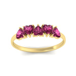 Load image into Gallery viewer, 1.50-carat-anniversary-wedding-ring-heart-shape-pink-sapphire-in-yellow-gold-FD9600HTBGSADRPIANGLE5-1.50CT-NL-YG
