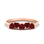 Load image into Gallery viewer, 1.50-carat-anniversary-wedding-ring-heart-shape-ruby-in-rose-gold-FD9600HTBGRUDR-1.50CT-NL-RG
