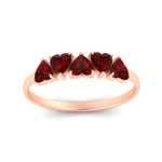 Load image into Gallery viewer, 1.50-carat-anniversary-wedding-ring-heart-shape-ruby-in-rose-gold-FD9600HTBGRUDRANGLE5-1.50CT-NL-RG
