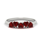 Load image into Gallery viewer, 1.50-carat-anniversary-wedding-ring-heart-shape-ruby-in-white-gold-FD9600HTBGRUDR-1.50CT-NL-WG
