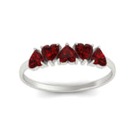 Load image into Gallery viewer, 1.50-carat-anniversary-wedding-ring-heart-shape-ruby-in-white-gold-FD9600HTBGRUDRANGLE5-1.50CT-NL-WG
