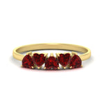 Load image into Gallery viewer, 1.50-carat-anniversary-wedding-ring-heart-shape-ruby-in-yellow-gold-FD9600HTBGRUDR-1.50CT-NL-YG
