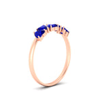 Load image into Gallery viewer, 1.50-carat-anniversary-wedding-ring-heart-shape-sapphire-in-rose-gold-FD9600HTBGSABLANGLE2-1.50CT-NL-RG
