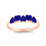 Load image into Gallery viewer, 1.50-carat-anniversary-wedding-ring-heart-shape-sapphire-in-rose-gold-FD9600HTBGSABLANGLE5-1.50CT-NL-RG
