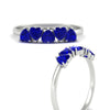Load image into Gallery viewer, 1.50-carat-anniversary-wedding-ring-heart-shape-sapphire-in-white-gold-FD9600HTBGSABLANGLE3-1.50CT-NL-WG