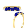 Load image into Gallery viewer, 1.50-carat-anniversary-wedding-ring-heart-shape-sapphire-in-yellow-gold-FD9600HTBGSABLANGLE3-1.50CT-NL-YG
