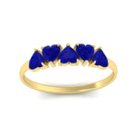 Load image into Gallery viewer, 1.50-carat-anniversary-wedding-ring-heart-shape-sapphire-in-yellow-gold-FD9600HTBGSABLANGLE5-1.50CT-NL-YG
